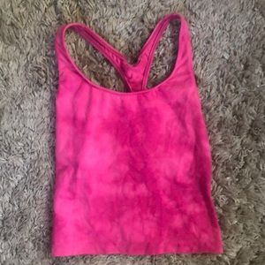 Pink Bleach Tank Top